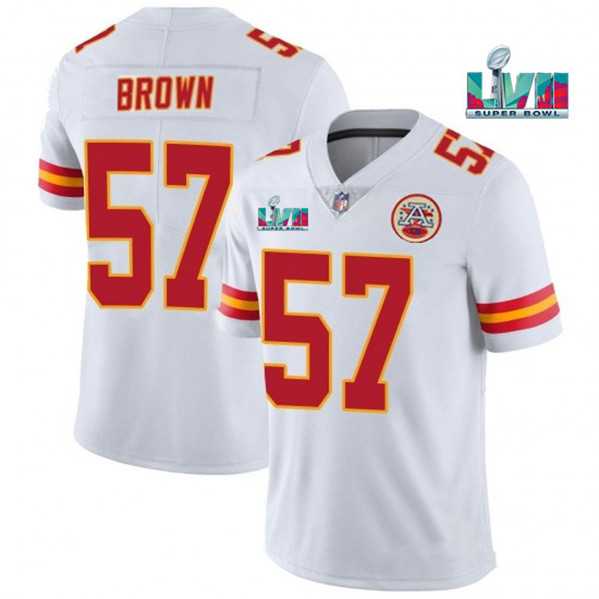 Men & Women & Youth Kansas City Chiefs #57 Orlando Brown White Super Bowl LVII Patch Vapor Untouchable Limited Stitched Jersey,We sell and wholesale Men & Women & Youth Kansas City Chiefs #57 Orlando Brown White Super Bowl LVII Patch Vapor Untouchable Limited Stitched Jersey on line form chian!